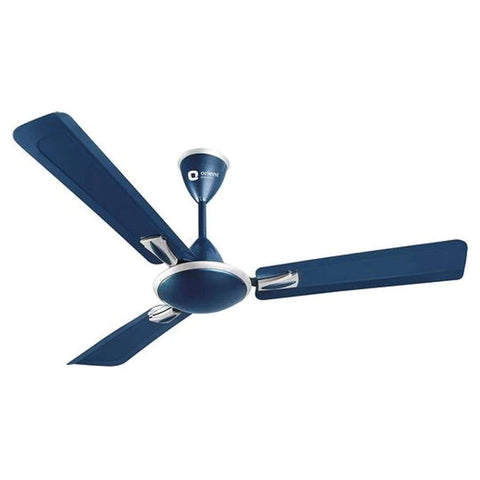 Orient Gratia Decorative Ceiling Fan 1200mm Azure Blue Silver 