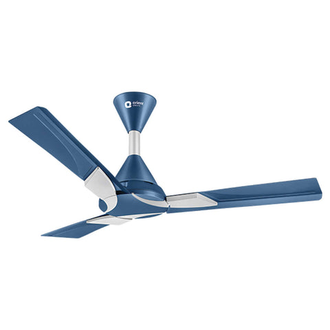 Orient Wendy Ceiling Fan Without Remote 1200mm Azure Blue-Silver 