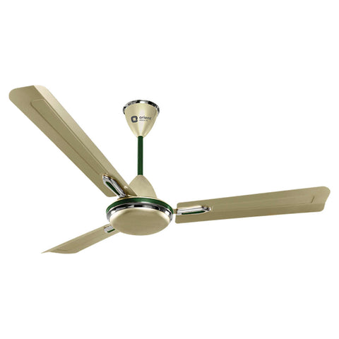 Orient Quasar Ornamental Ceiling Fan 1200mm Oster Green 