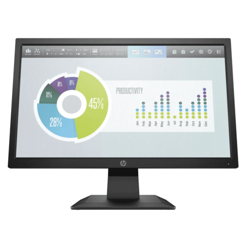 HP P204v Display LED Monitor 19.5Inch 5RD66AA 