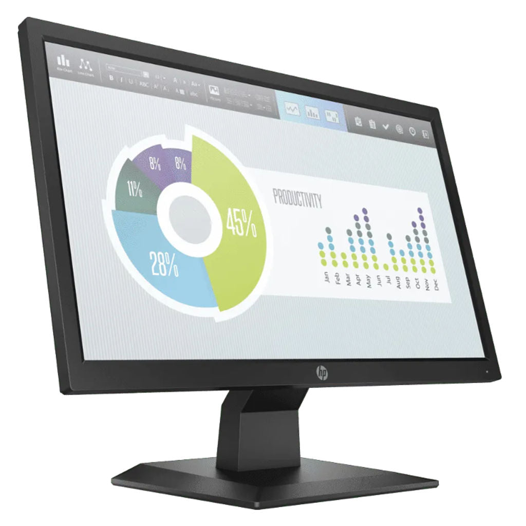 HP P204v Display LED Monitor 19.5Inch 5RD66AA