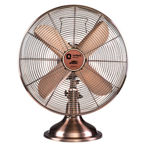 Orient Retro Relic Table Fan 300mm Antique copper 