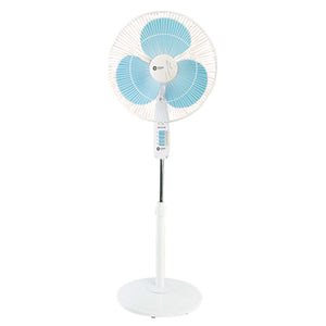 Orient Electric Stand 82 Pedestal Fan 400mm Crystal White & Sky Blue 