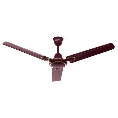 Orient Rapid Air Deco Ceiling Fan 1200mm Brown 