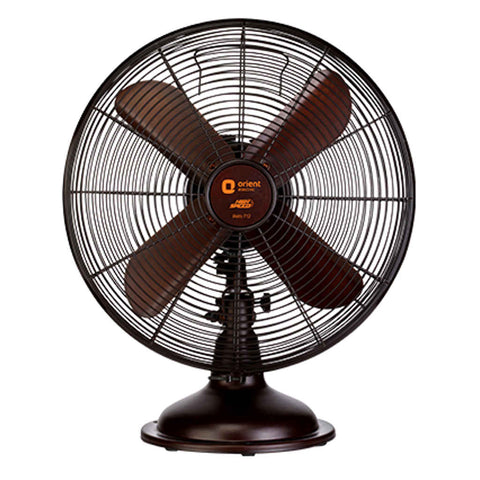 Orient Retro T12 Table Fan 300mm Rubbed Bronze 