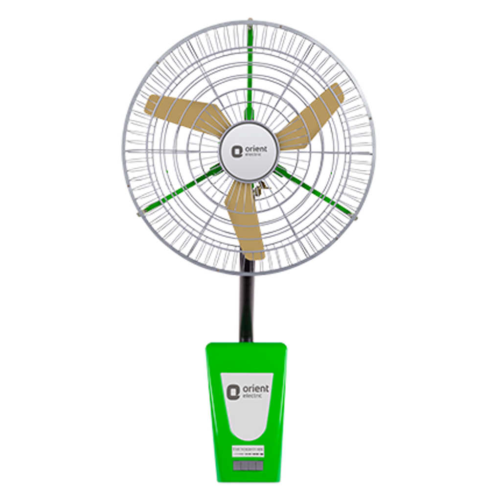 Orient Thunderstorm Wall Fan 18Inch Parrot Green 