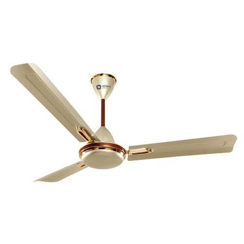 Orient Quasar Ornamental Ceiling Fan 600mm Metalic Ivory Cherry 