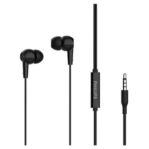 Philips In-Ear Wired Headphone Black TAE1107BK 