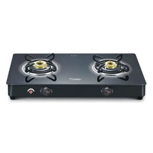 Prestige Royale Plus GT02 AI Glasstop Gas Stove 2 Burners Black 