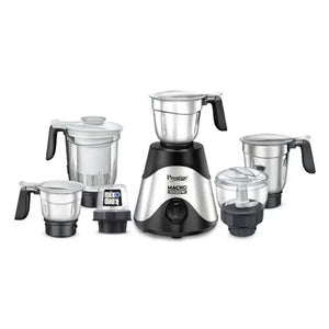 Prestige Macho Mixer Grinder 6Jars 1000W Black & Silver 