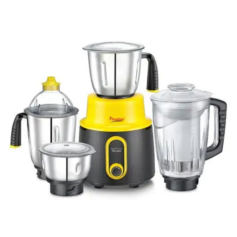 Prestige Delight Plus Mixer Grinder 4Jars 750W Yellow & Black 