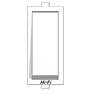 Hi-Fi E-Class 10AX 1 Way Switch With Spark Shield White 3061 