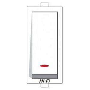 Hi-Fi E-Class 10AX 1 Way Switch With Indicator With Spark Shield White 3063 