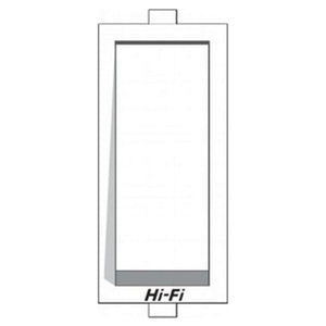 Hi-Fi E-Class 20A 1 Way Switch With Spark Shield White 3051 