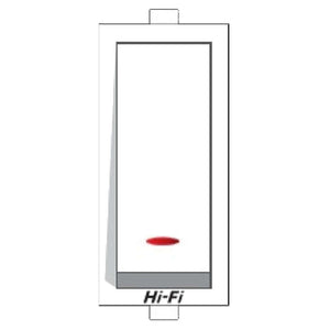 Hi-Fi E-Class 20A 1 Way Switch With Indicator With Spark Shield White 3053 