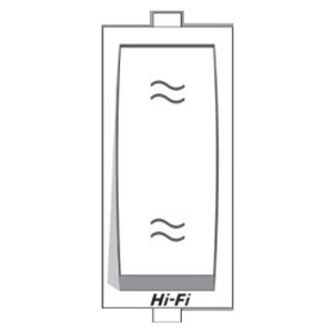 Hi-Fi Hi-Class 10AX 2 Way Switch White 3002 