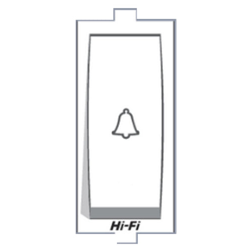 Hi-Fi Hi-Class 10AX Bell Push Switch White 3005 