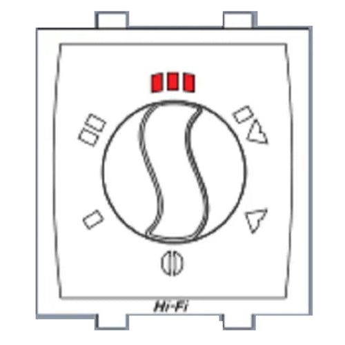 Hi-Fi EME 5 Step Fan Regulator With Indicator White 30026 