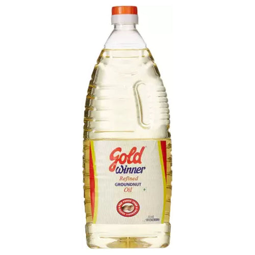 Gold Winner Refined Groundnut Oil 1 Ltr Pet Bottle 