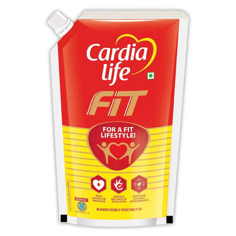 Cardia Life Fit Blended Oil 1 Ltr Pouch 