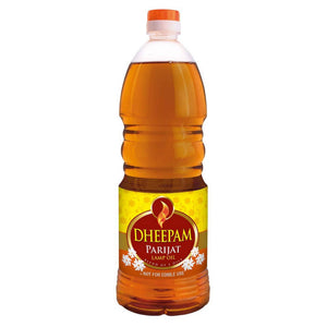 Dheepam Parijat Lamp Oil 1 Ltr Pet Bottle 