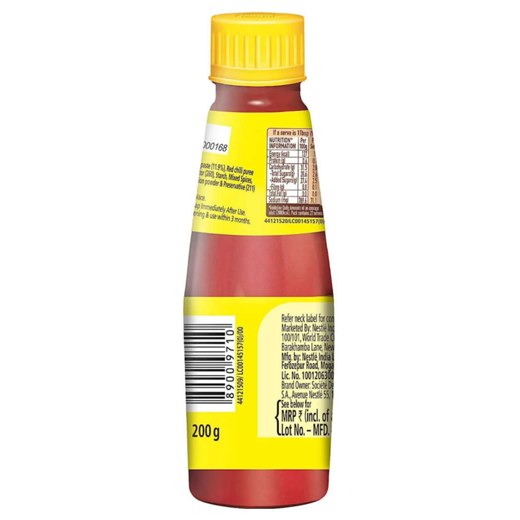 Nestle Maggi Hot & Sweet Tomato Chilli Sauce Bottle 200g