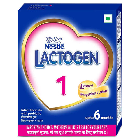 Nestle Lactogen 1 Stage Infant Formula Powder Upto 6 Months 400g Bag-In-Box Pack 