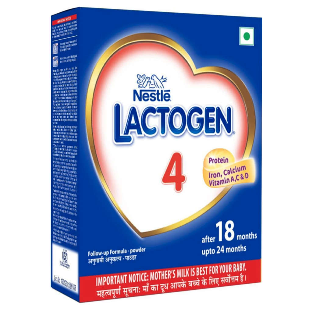 Nestle Lactogen 4 Stage Follow-Up Formula Powder After 18 Upto 24 Months 400g Bag-In-Box Pack