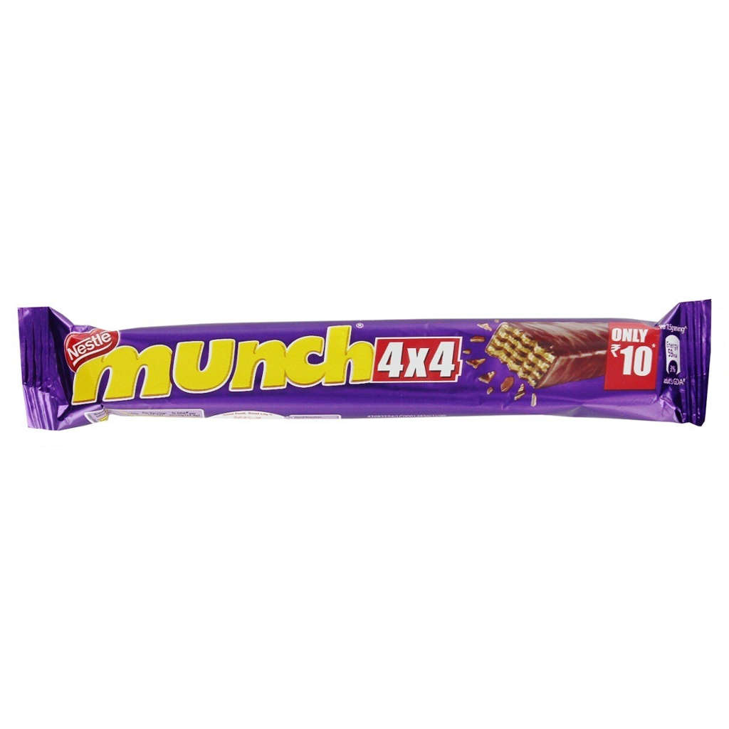 Buy Nestle Munch 4x4 Choco Coated Wafer Chocolate 21g Online at ...