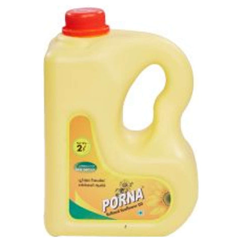 Porna Sunflower Oil 2 Litre Can 