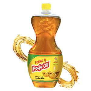 Porna Pooja Oil 1 Litre Pet Bottle 