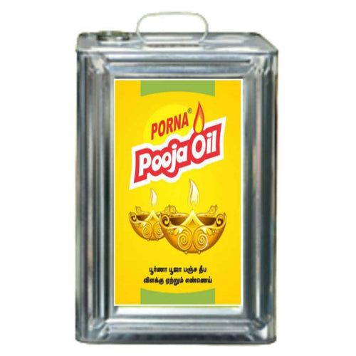 Porna Pooja Oil 15 Kg Tin 