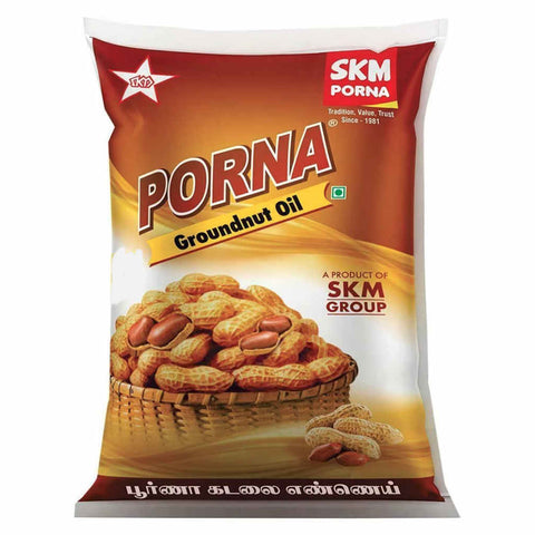 Porna Filtered Groundnut Oil Pack Rs.10 