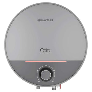 Havells Otto Electric Storage Water Heater 10 Litre Silver Grey GHWBHRTWS010 