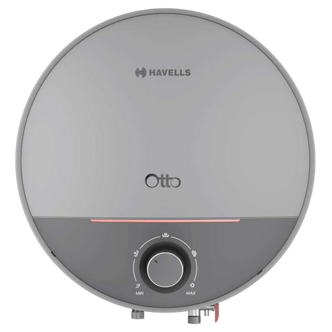 Havells Otto Electric Storage Water Heater 25 Litre Silver Grey GHWAHRTWH025 