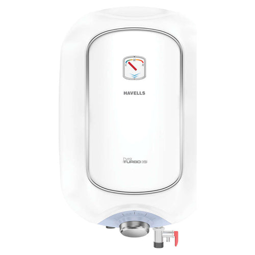 Havells Puro Turbo Dx Electric Storage Water Heater 6 Litre White Blue GHWEPXTWB006 