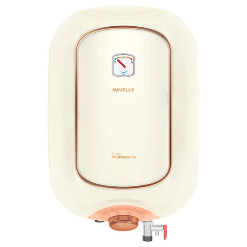 Havells Puro Turbo Dx Electric Storage Water Heater 10 Litre Ivory Pink GHWAPXTIV010 