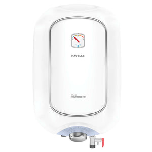 Havells Puro Turbo Dx Electric Storage Water Heater 15 Litre White Blue GHWEPXTWB015 