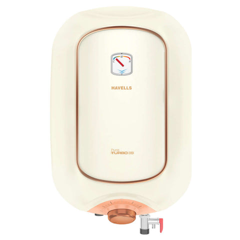 Havells Puro Turbo Dx Electric Storage Water Heater 15 Litre Ivory Pink GHWAPDTPI015 