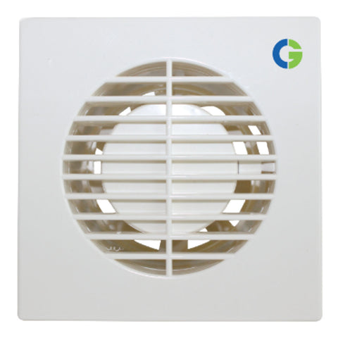 CG Flo-Air Exhaust Fan 100mm White 