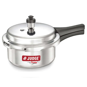 Judge Deluxe Outer Lid Aluminum Pressure Cooker 2L 