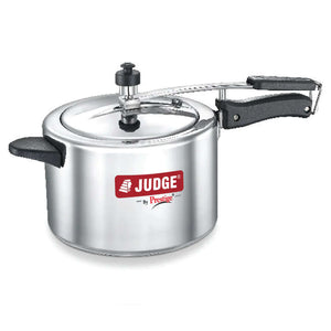 Judge Deluxe Inner Lid Aluminum Pressure Cooker 5L 