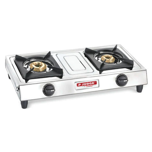 Judge Aura Stainless Steel Gas Stove 2Burner JAG 02 