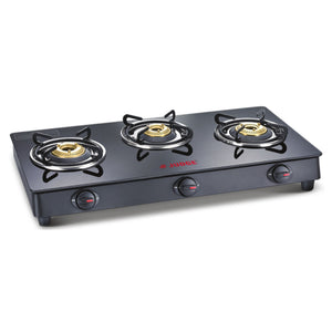 Judge Aura Glasstop Gas Stove 3Burner JAG 05 