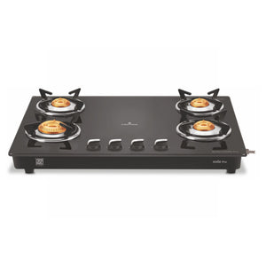 Vidiem Edge Pro Glass Top Gas Stove 4 Burner 