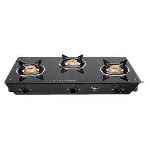 Vidiem Veer Glass Top Gas Stove 3 Burner 