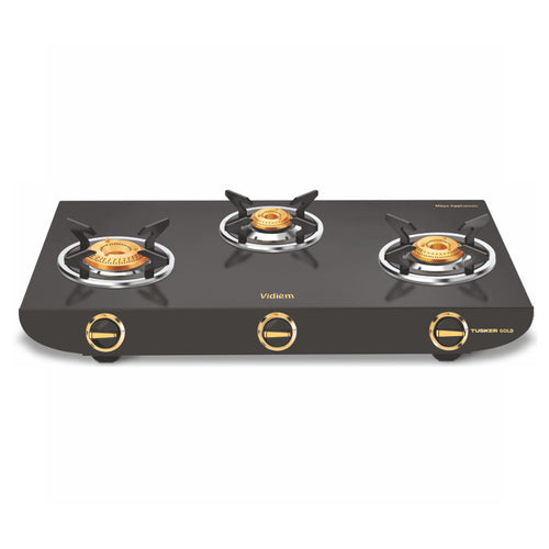 Vidiem Tusker Gold Gas Stove 3 Burner 