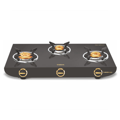 Vidiem Tusker Gold Gas Stove 3 Burner 