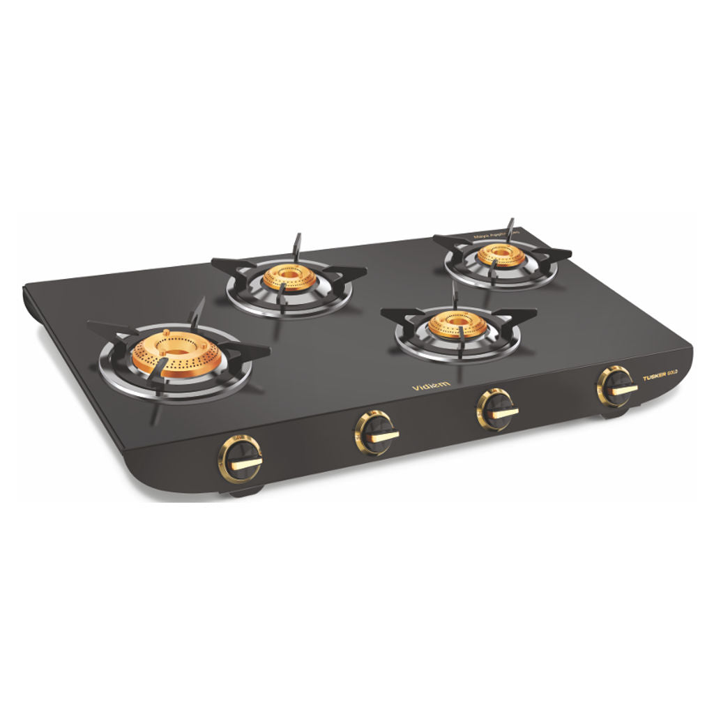 Vidiem Tusker Gold ZZ Gas Stove 4 Burner