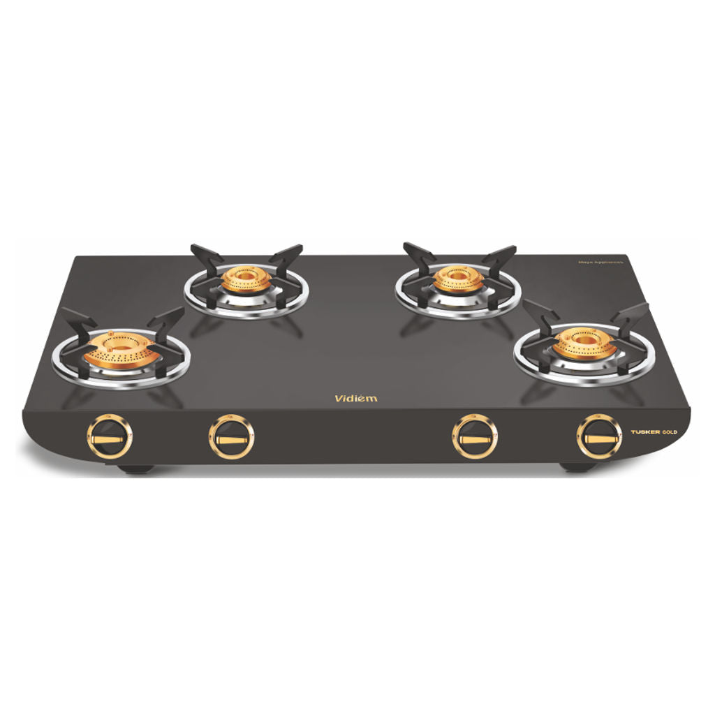 Vidiem Tusker Gold Gas Stove 4 Burner 